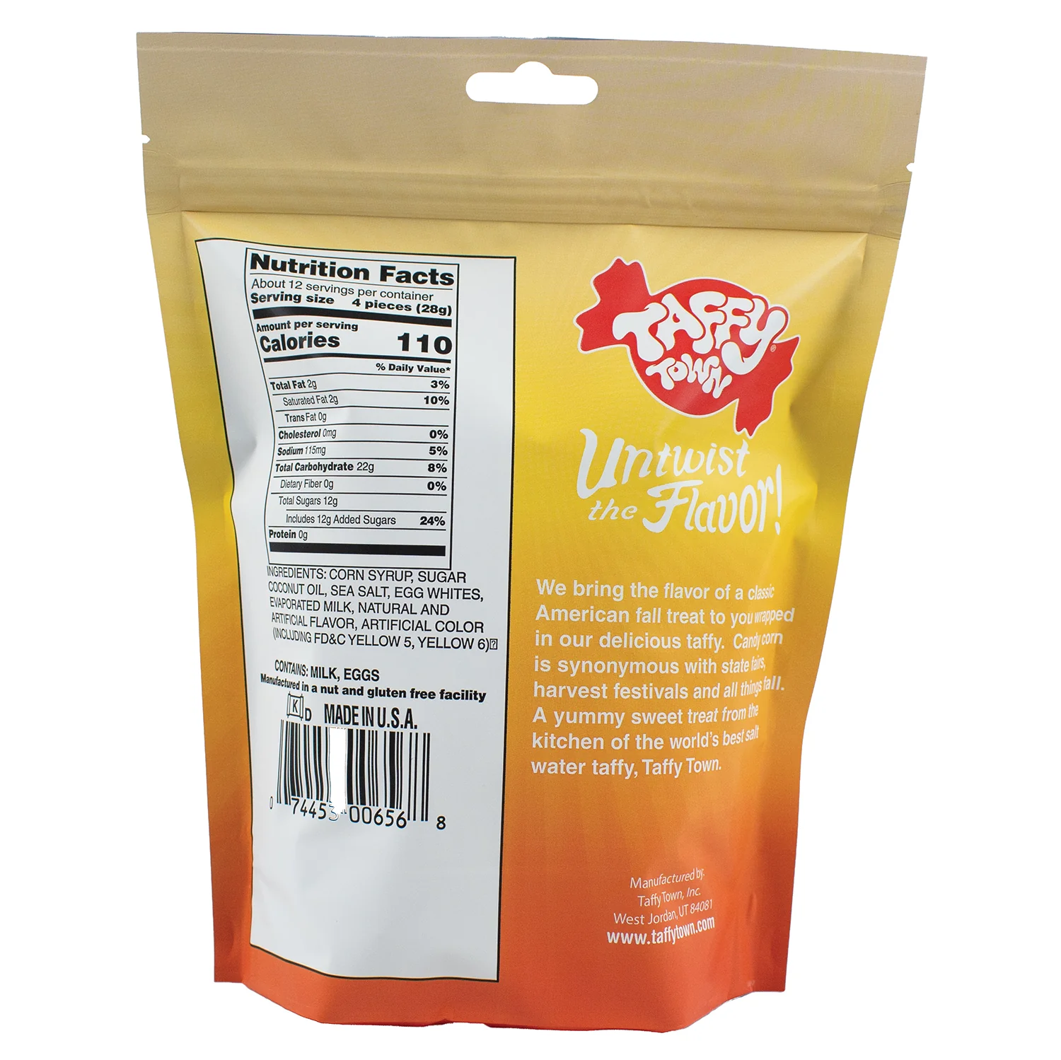 12 oz. Candy Corn Pouch Bag - Image 3