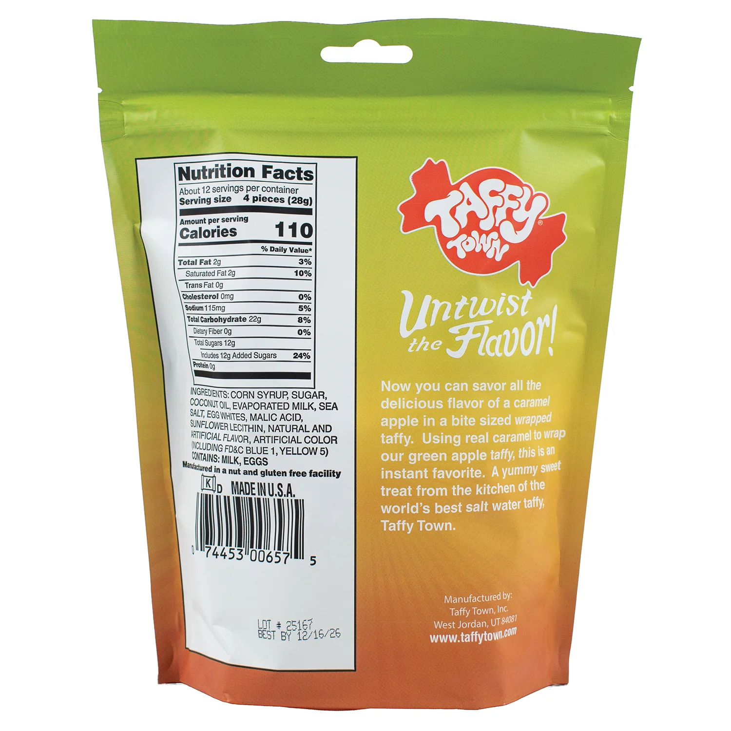 12 oz. Caramel Apple Pouch Bag - Image 3