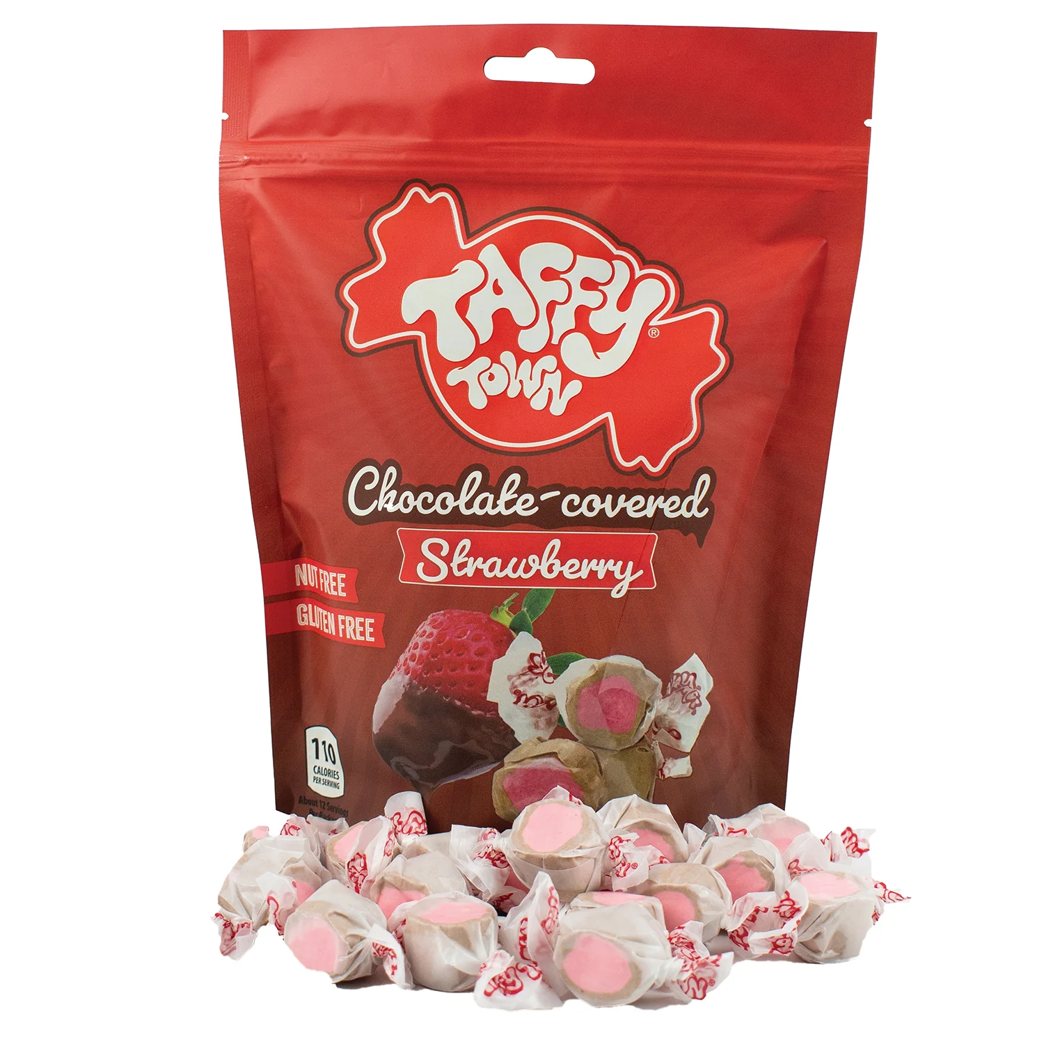 12 oz. Chocolate-Covered Strawberry Pouch Bag - Image 3