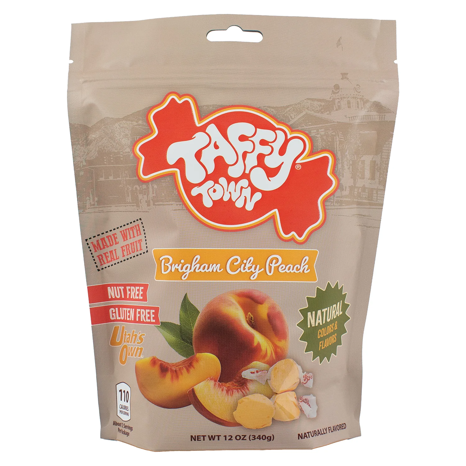 Brigham City Peach Taffy - Image 3